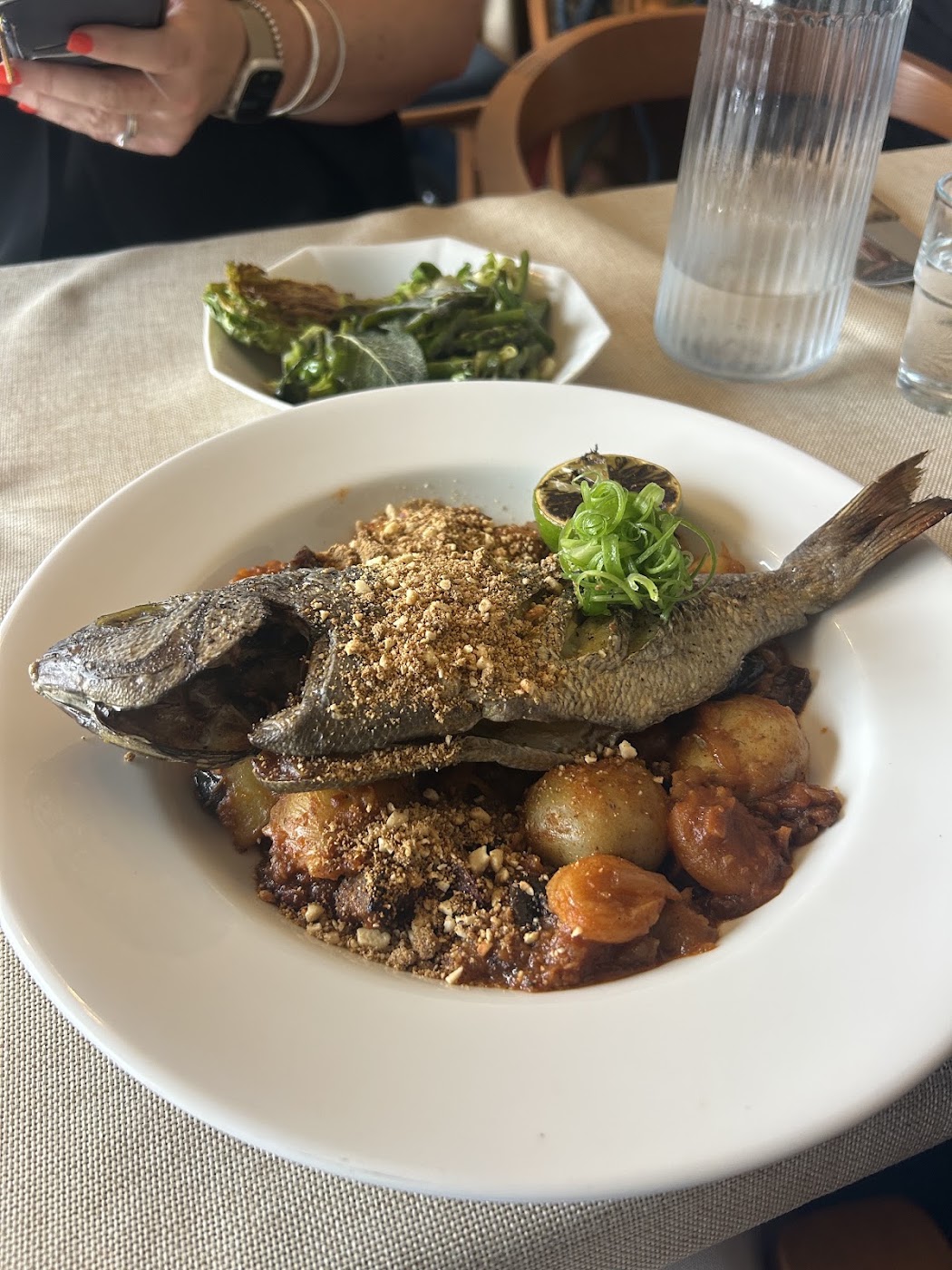 whole roasted fish
